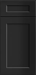 Shaker Black finish sample