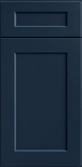 Shaker Navy cabinet finish