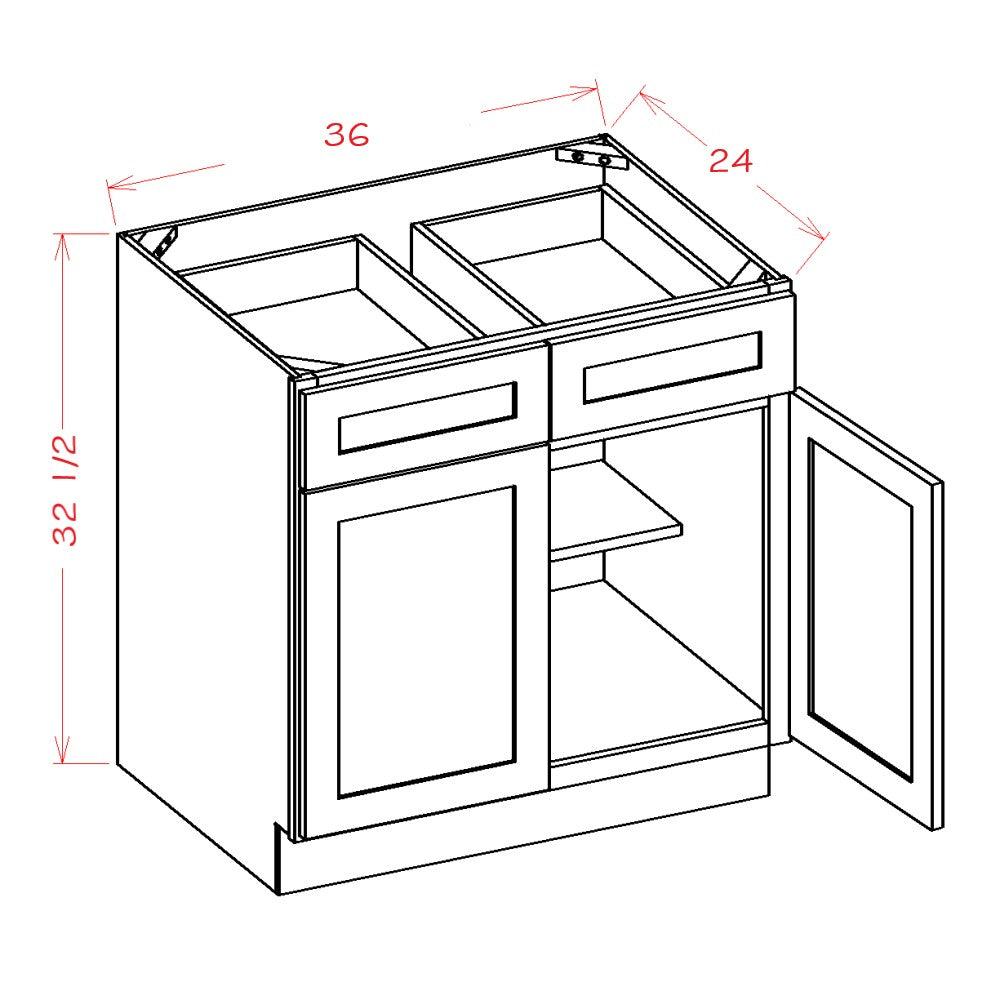 B36ADA technical drawing