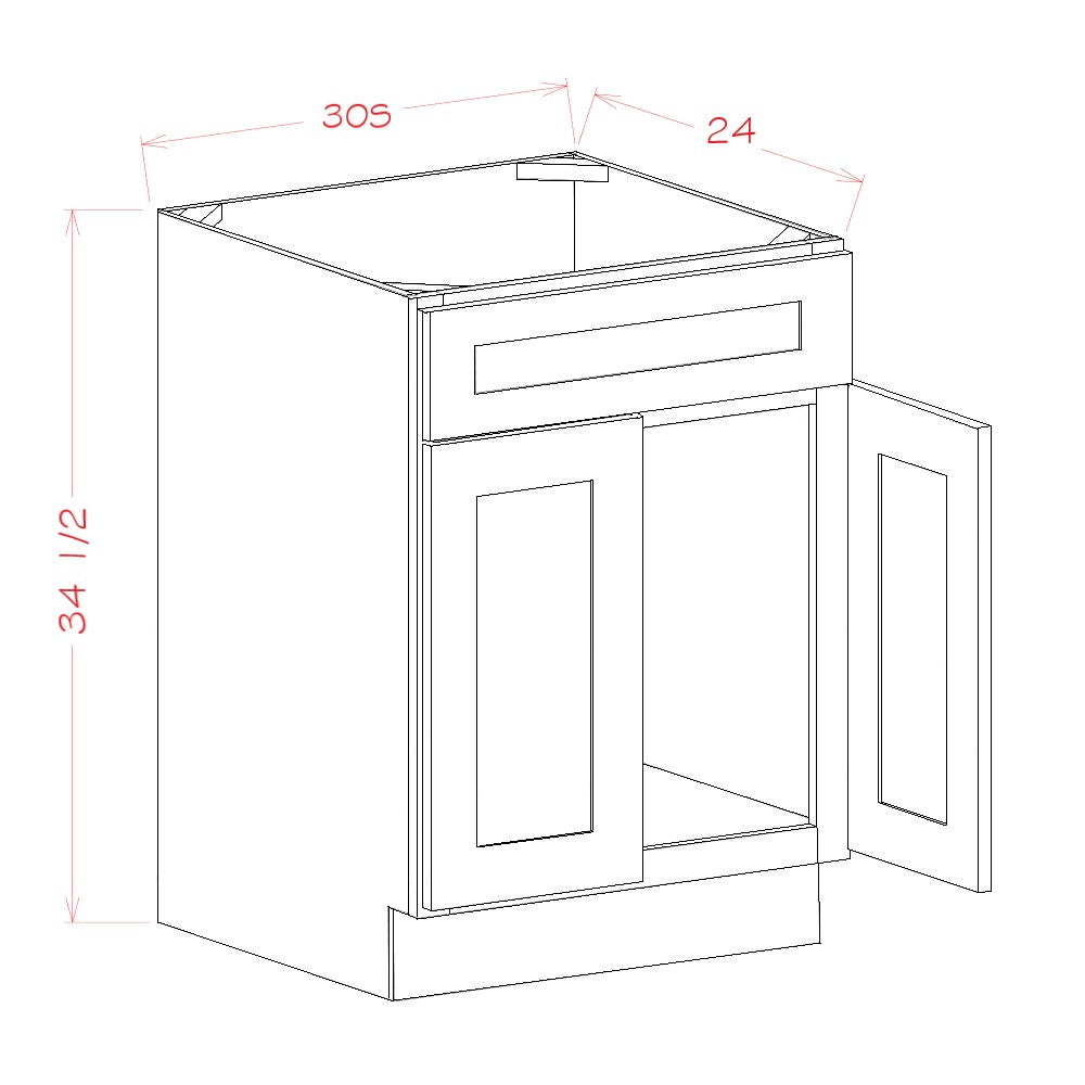 SB30S technical drawing