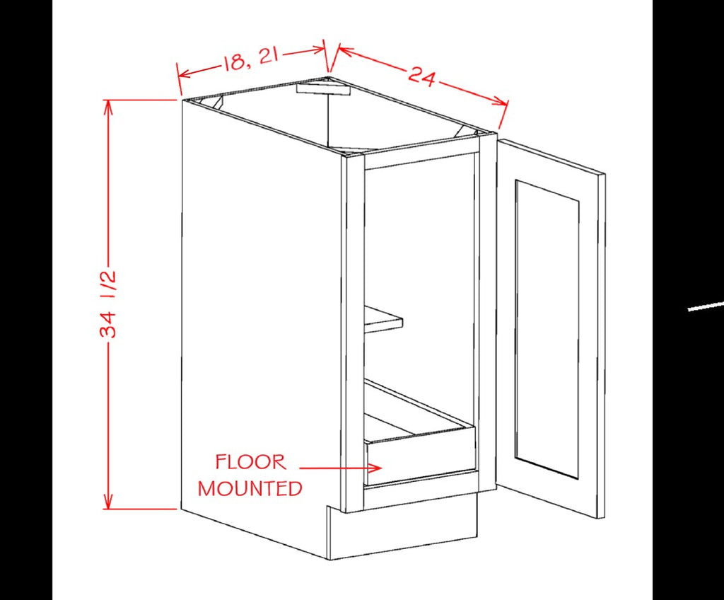 B18FH1RS technical drawing
