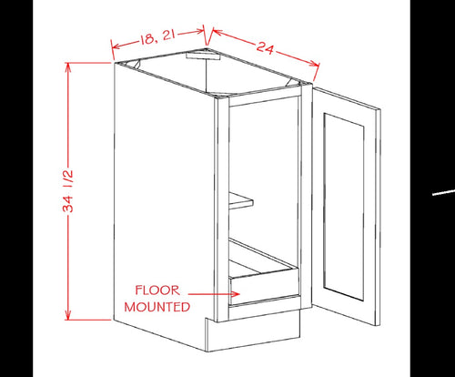 B18FH1RS technical drawing