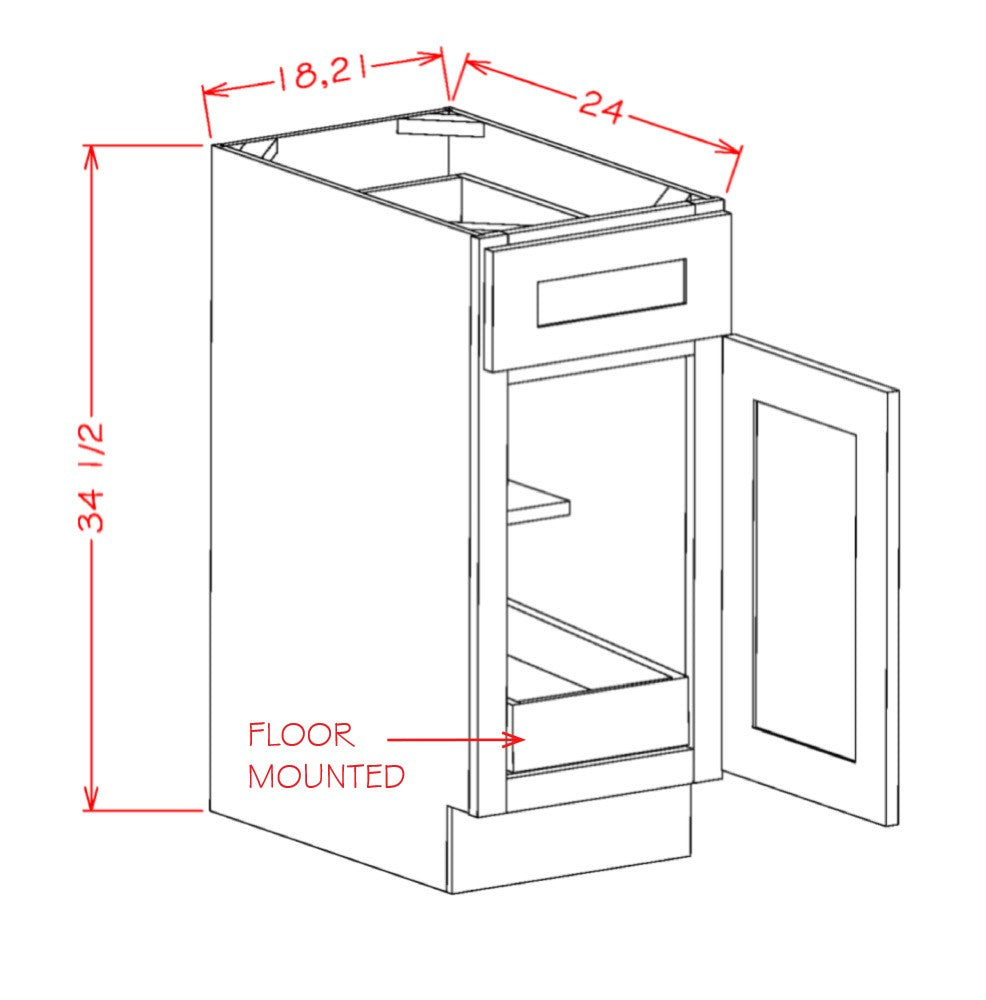 B181RS technical drawing