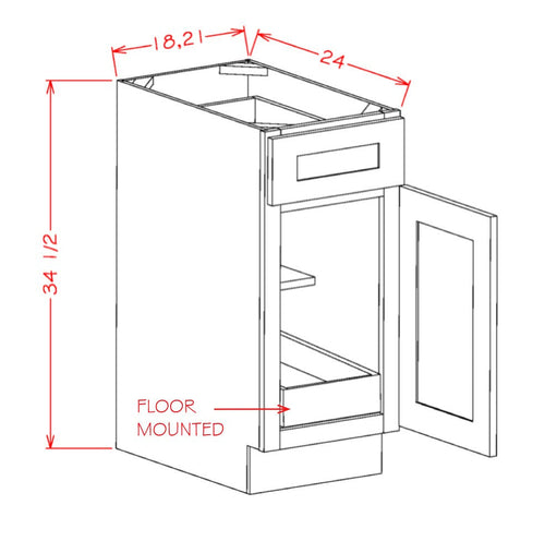 B211RS technical drawing