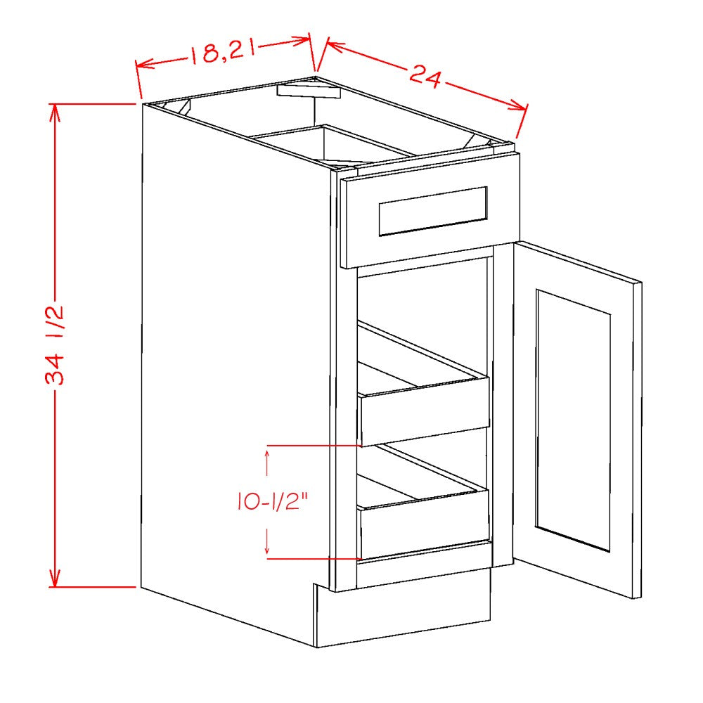 B182RS technical drawing