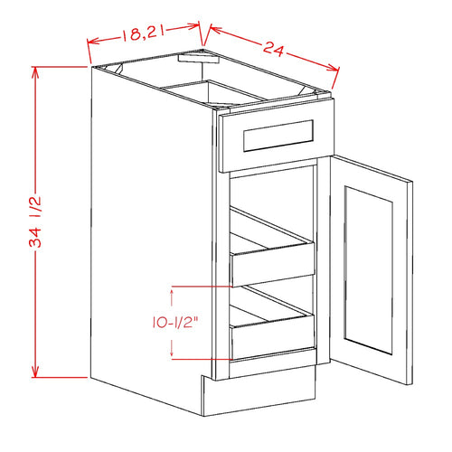 B182RS technical drawing