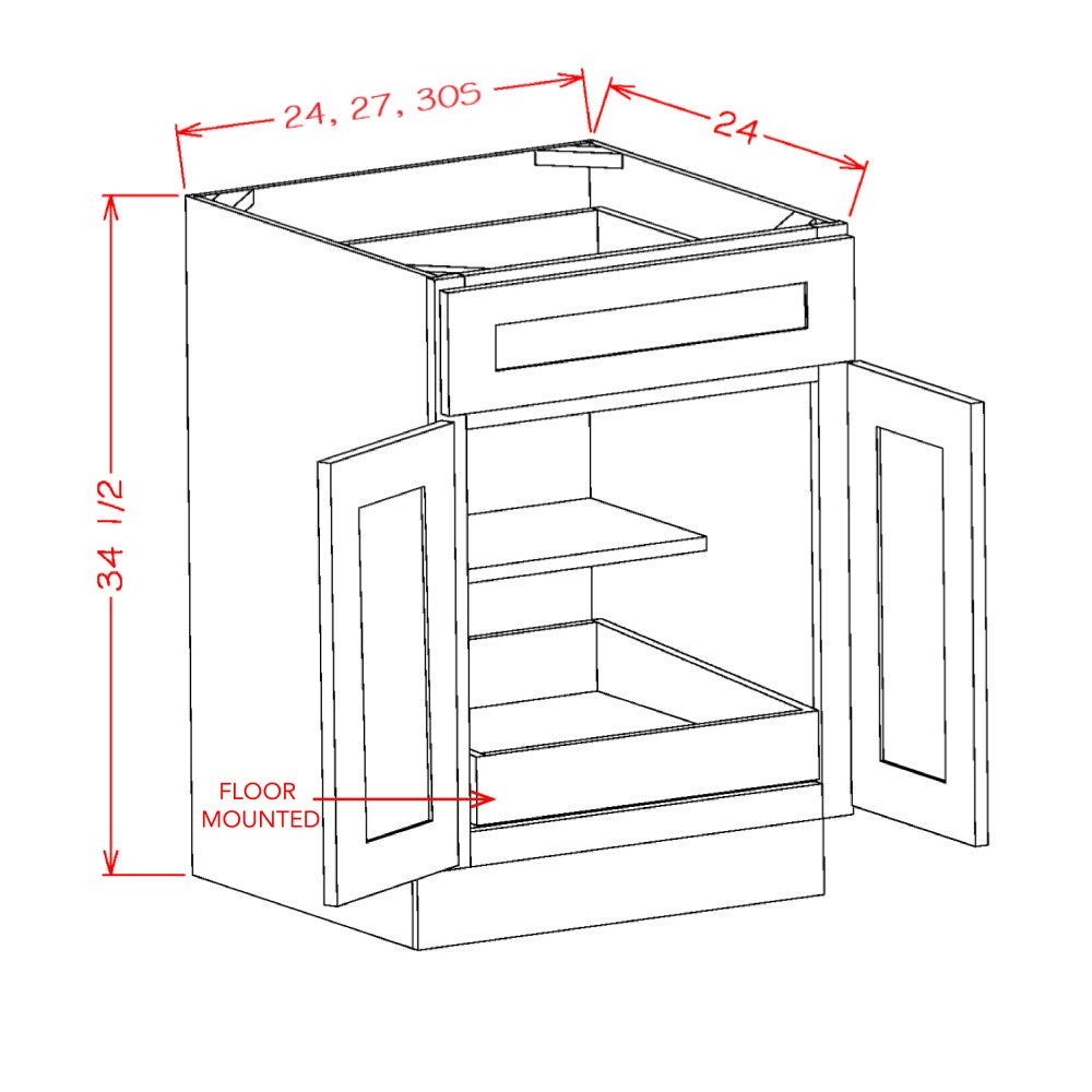 B241RS technical drawing