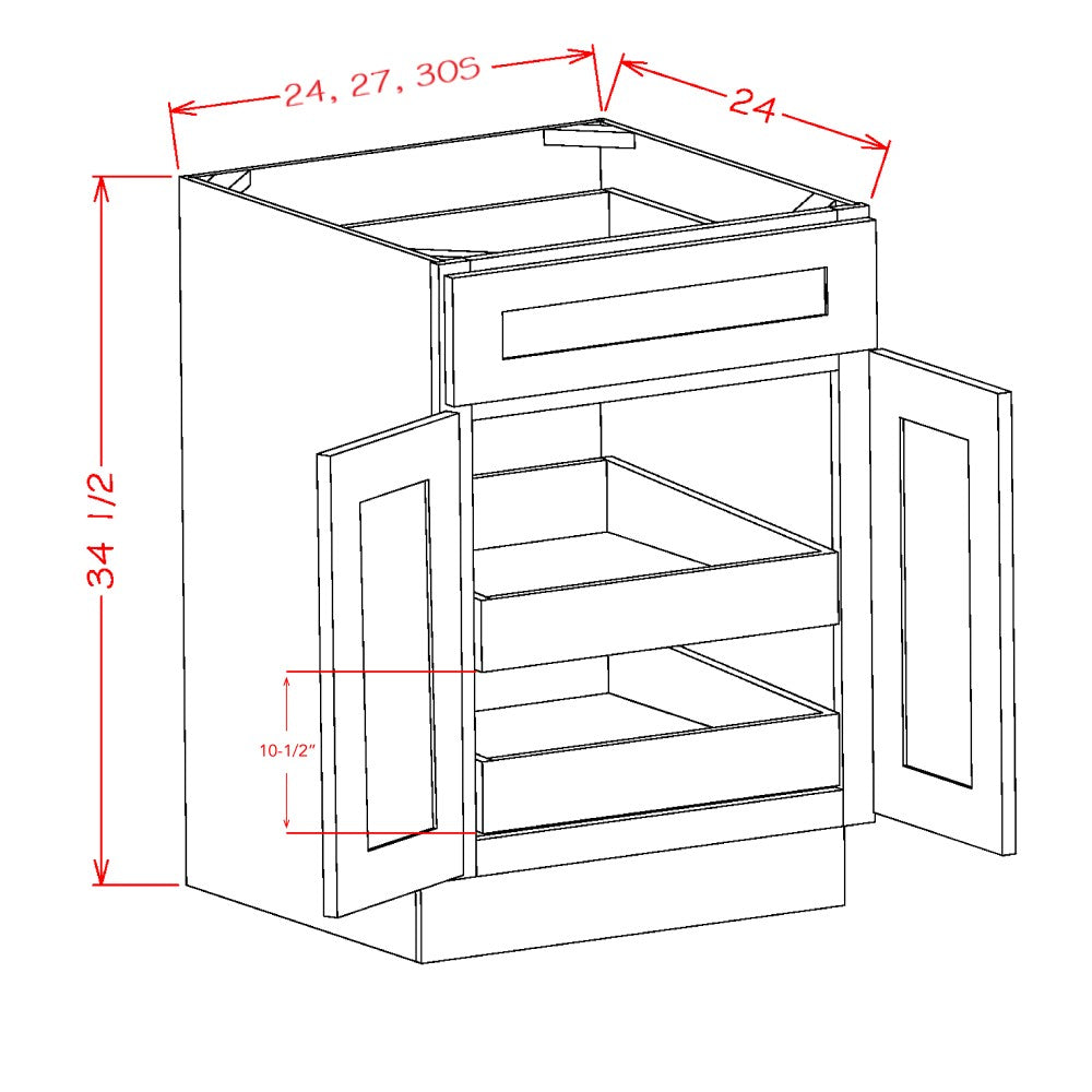 B242RS technical drawing