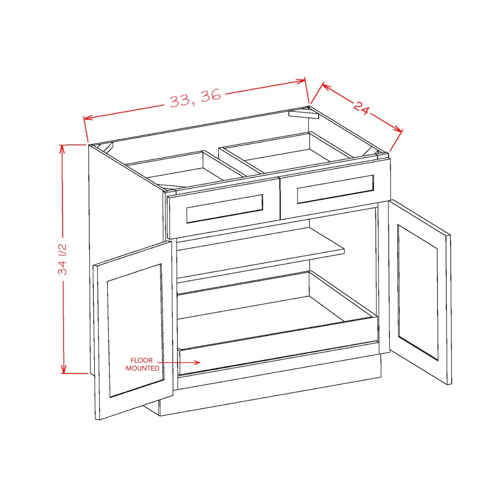 B331RS technical drawing
