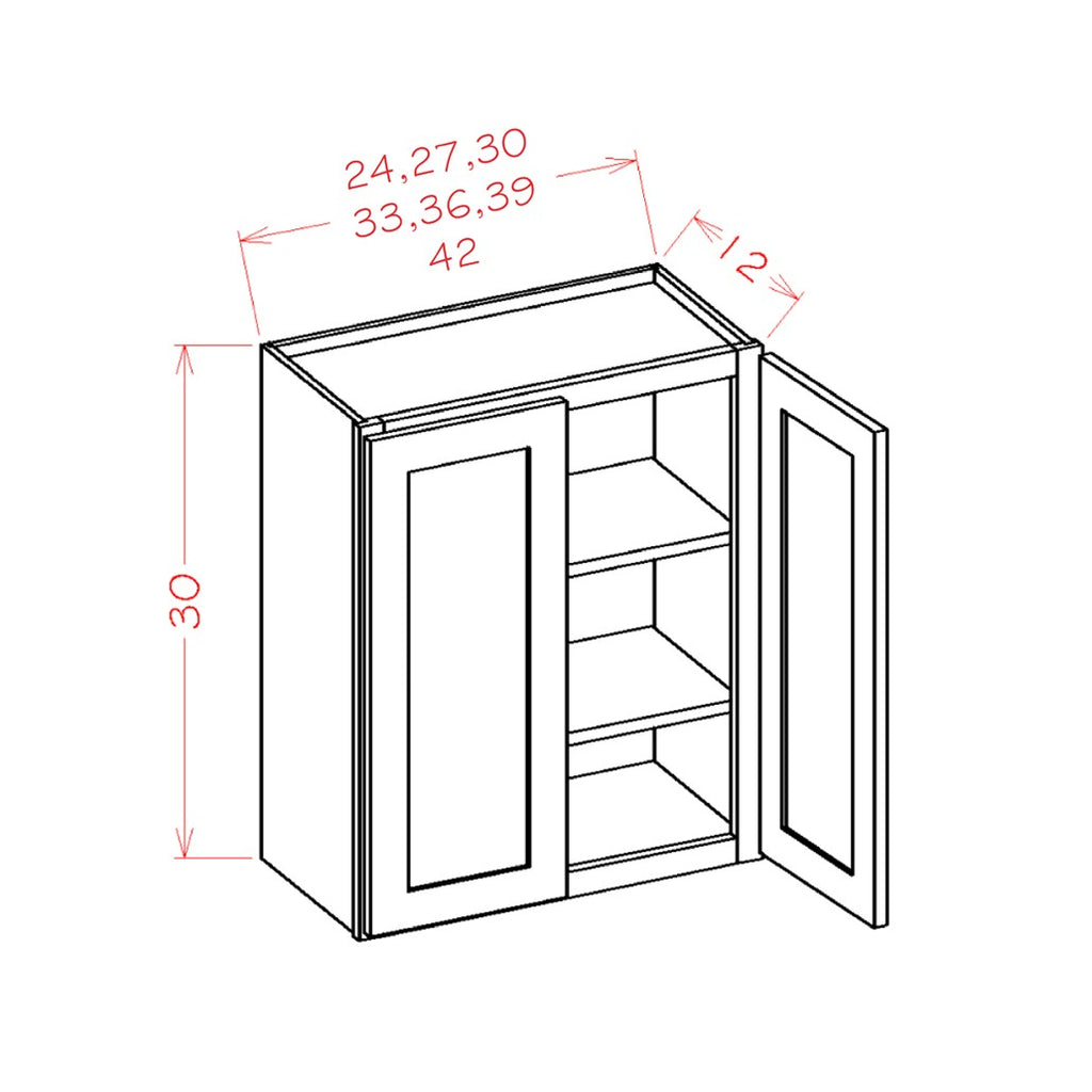 W2430 technical drawing