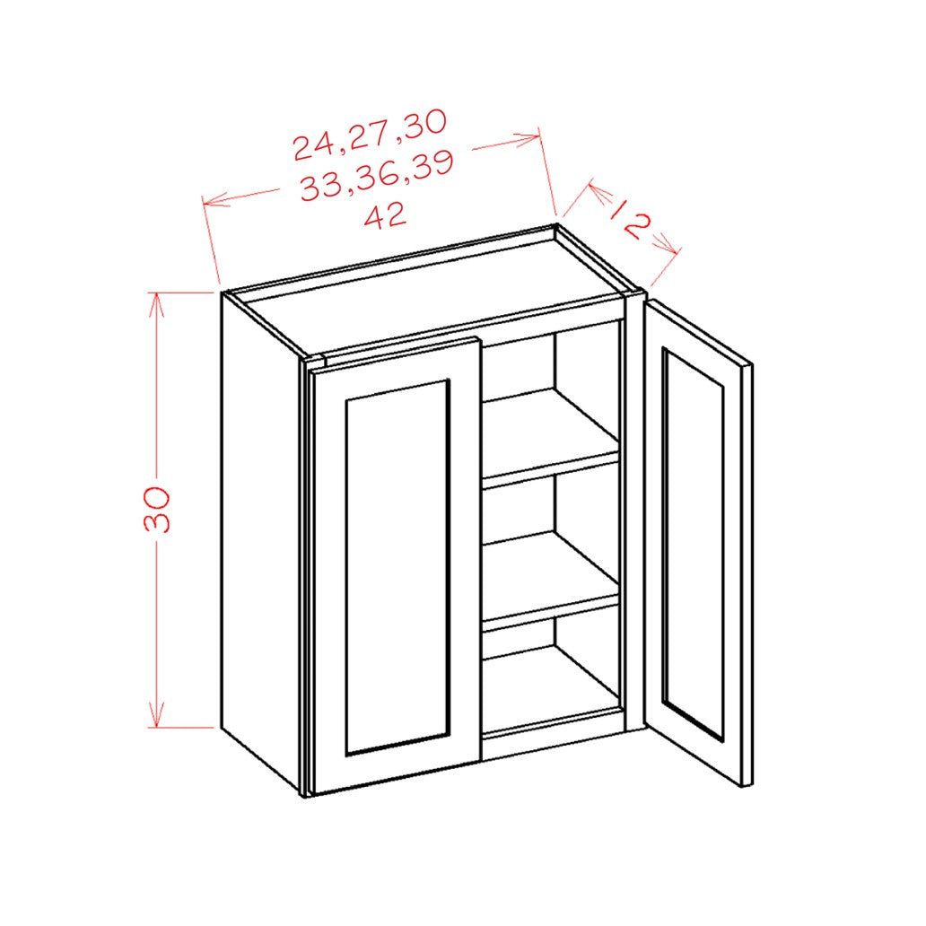 W2430 technical drawing