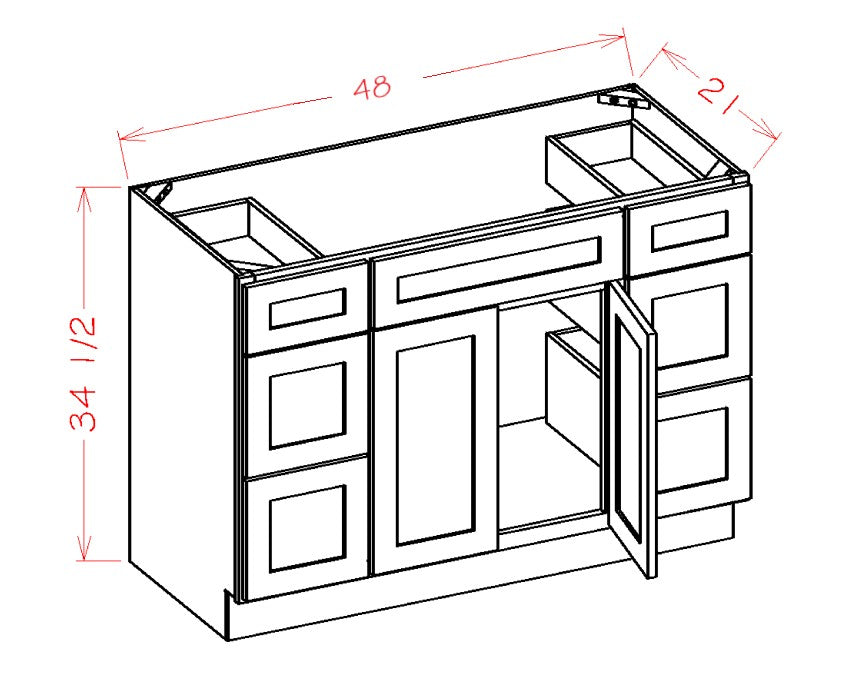 VDDB48 technical drawing